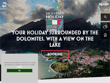 Tablet Screenshot of molveno.it